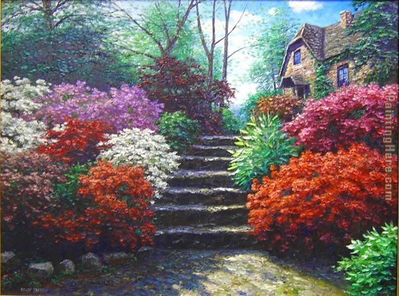 Fairfield Steps painting - Henry Peeters Fairfield Steps art painting
